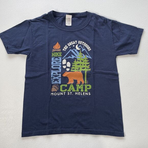 Lot of 3 Boys 6 (S) Short Sleeve Tee T Shirt Polo Assorted Brands White Blue Red - Picture 4 of 10